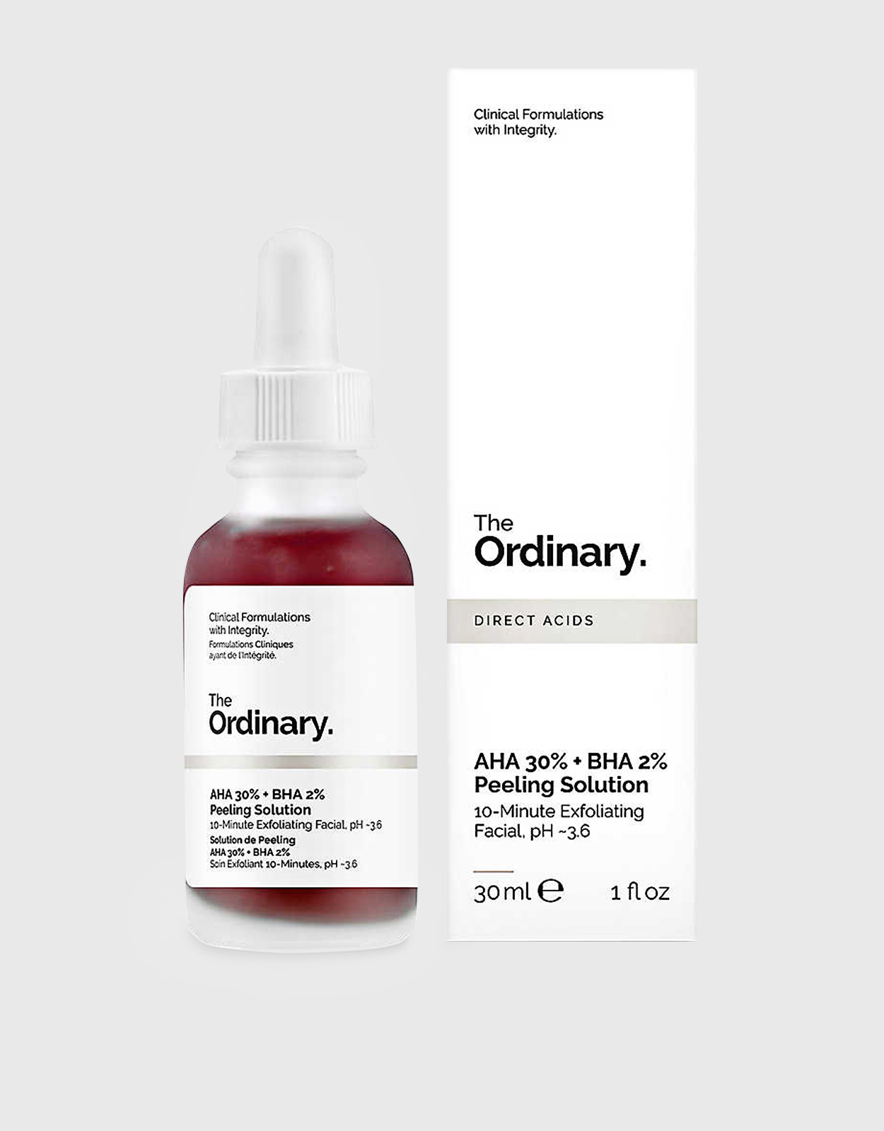 The Ordinary AHA 30% + BHA 2% Peeling Solution 30ml (スキンケア