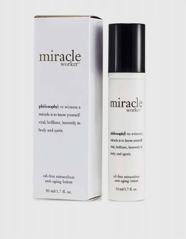 Philosophy Miracle Worker Oil-Free Miraculous Anti-Aging Day and Night Cream Lotion 50ml