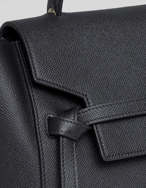 Celine Belt Mini In Grained Calfskin Crossbody Bag