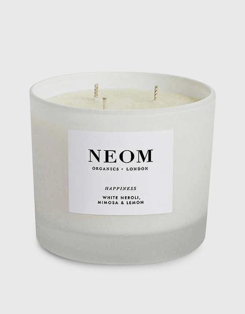 新品　箱付き　未使用　NEOM キャンドル 420g NEOM Wellbeing Luxury Candle Happiness 420g (キャンドル) IFCHIC.COM