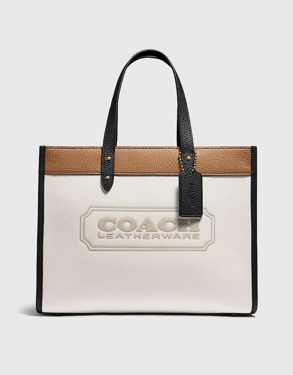 Field 30 Colorblock With Coach Badge Tote 