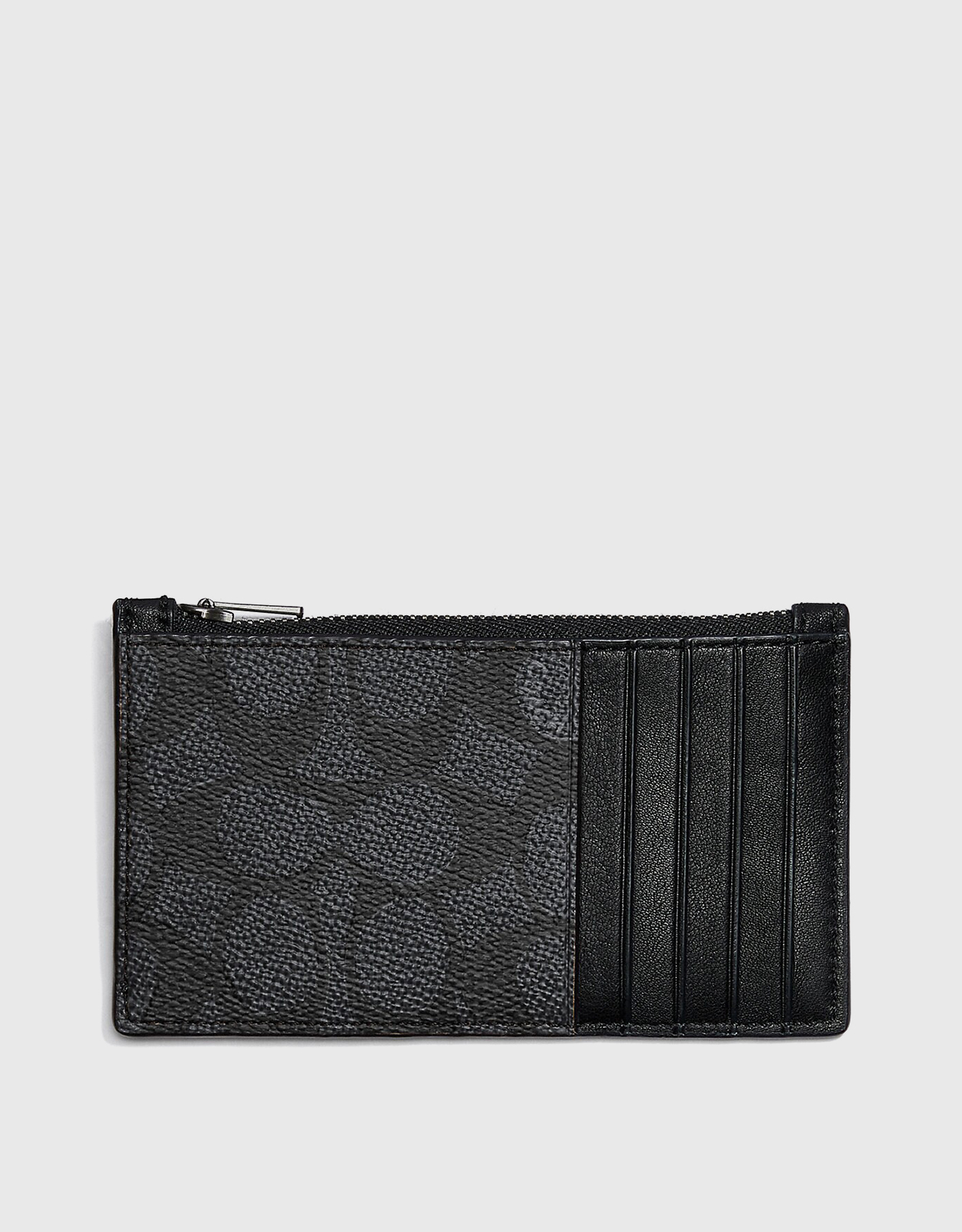 Coach Signature Canvas Zip Card Case (Wallets and Small Leather  Goods,Cardholders)