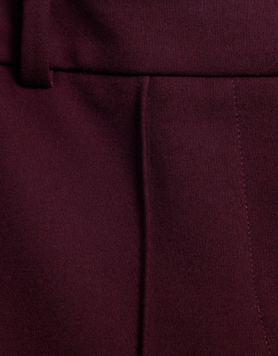雙羅紋針織合身長褲
