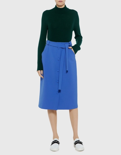Callie Belted Midi Skirt