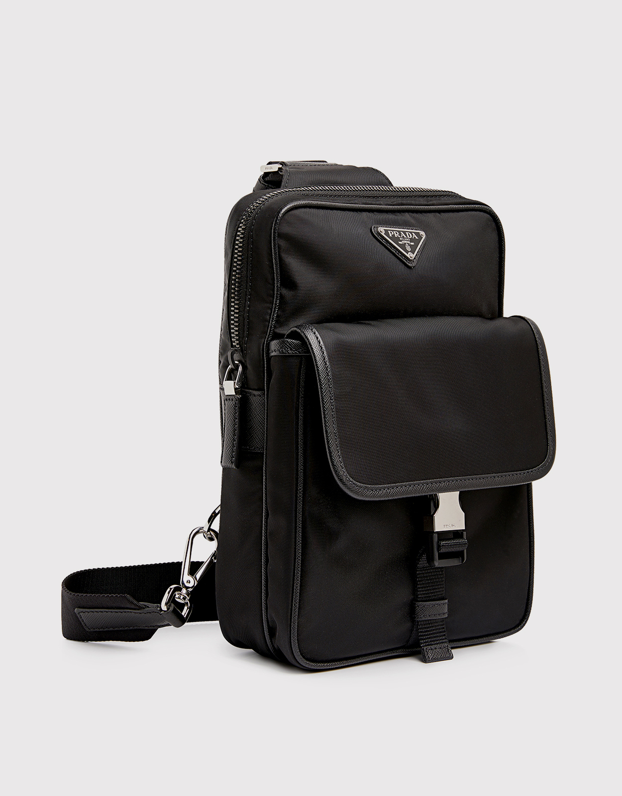 prada nylon one shoulder backpack