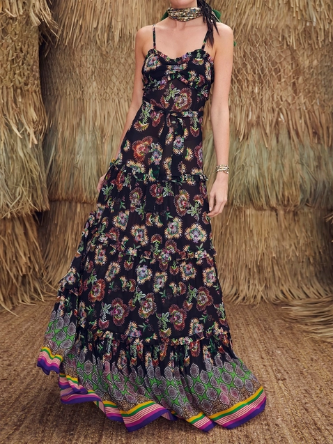 Lussa Floral Maxi Dress 