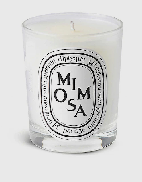 Mimosa scented candle 190g