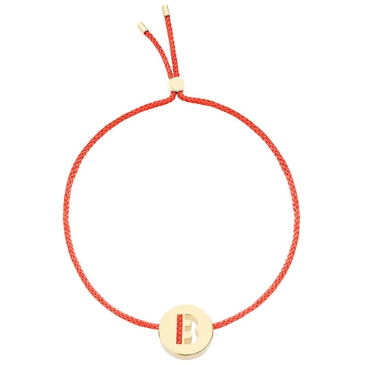 ABC's Bracelet - B 18ct Yellow Gold Vermeil