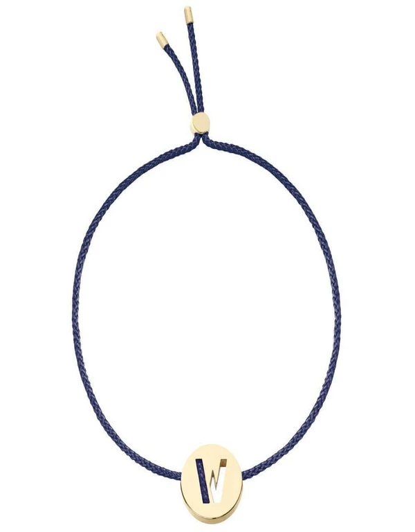 Ruifier Jewelry  ABC's Bracelet - W 18ct Yellow Gold Vermeil