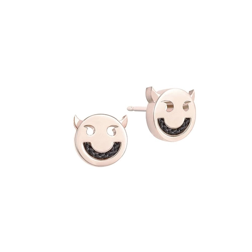 FRIENDS Wicked Cord Studs 18ct Rose Gold Vermeil