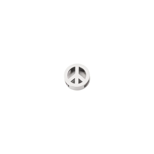 Pick Me Peace Symbol Charm Sterling Silver Plated