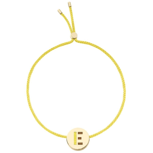 ABC's Bracelet - E - Sale 18ct Yellow Gold Vermeil