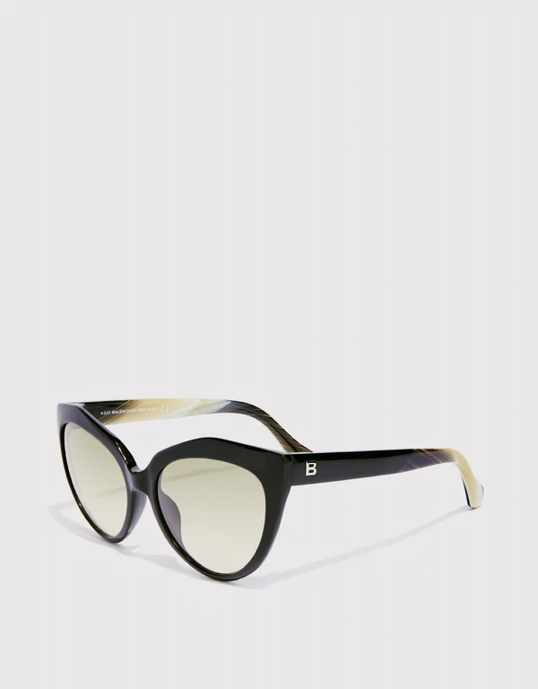Balenciaga Gradient Cat-eye Sunglasses