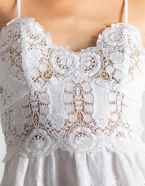 Sara Dragonfly Embroidery Dress