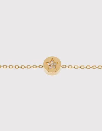 Star 18ct Yellow Gold Bracelet