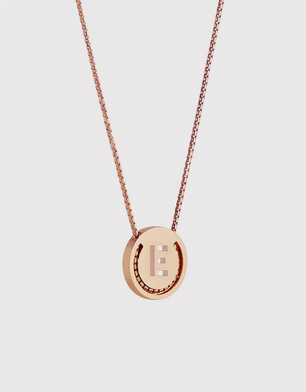 Ruifier Jewelry  ABC's E Necklace
