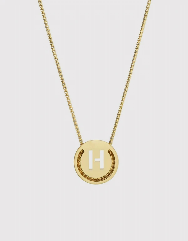 Ruifier Jewelry  ABC's H Necklace