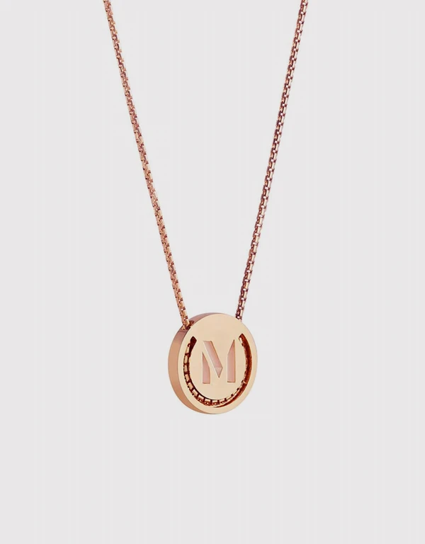 Ruifier Jewelry  ABC's M Necklace