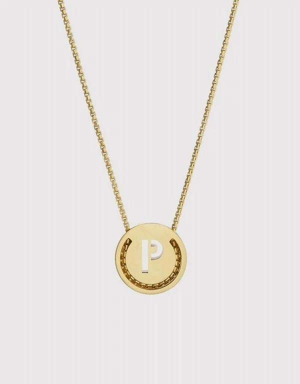 Ruifier Jewelry  ABC's P Necklace