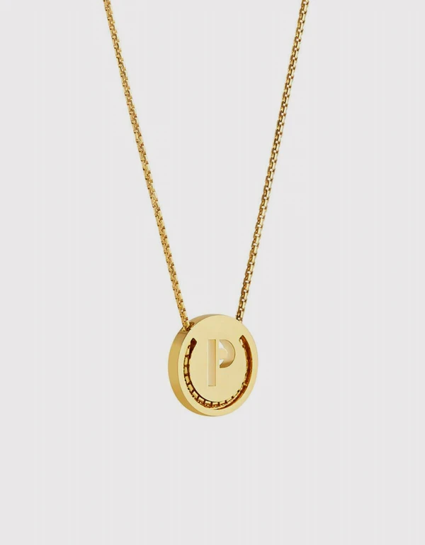 Ruifier Jewelry  ABC's P Necklace