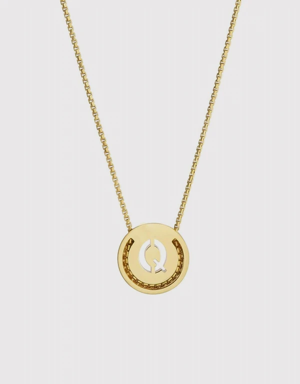 Ruifier Jewelry  ABC's Q Necklace