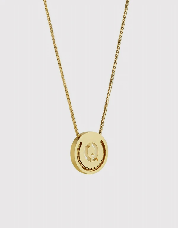 Ruifier Jewelry  ABC's Q Necklace