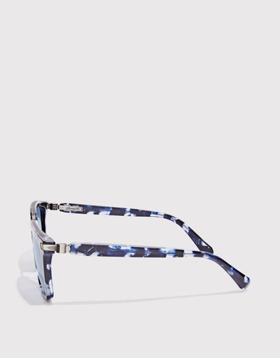 琥珀紋方框太陽眼鏡