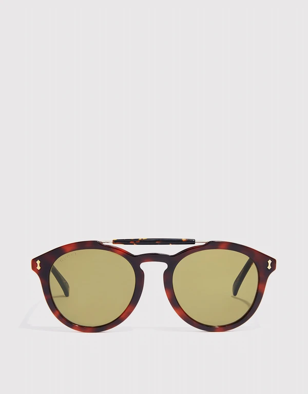 Gucci Tortoise Cat-eye Sunglasses