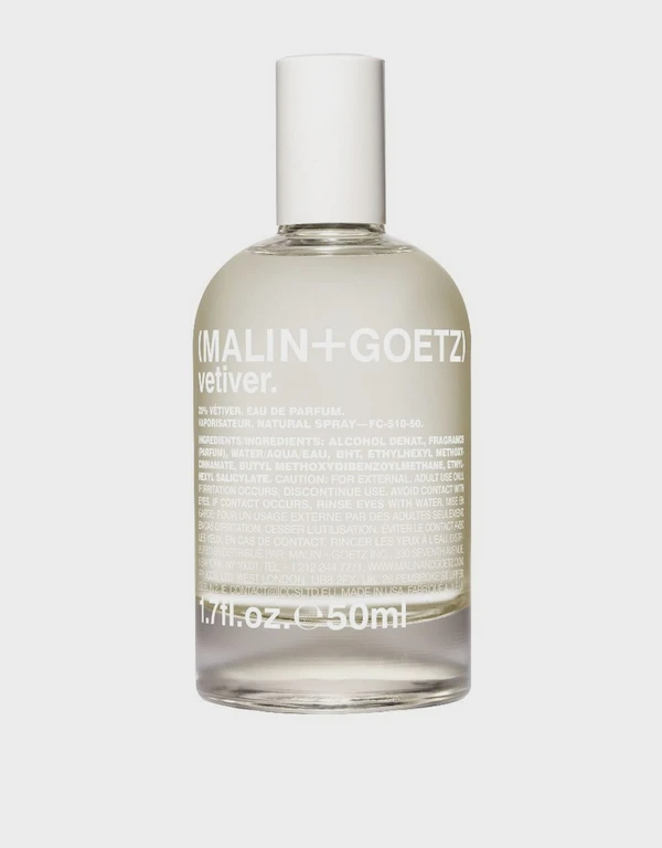 Malin+Goetz Vetiver Unisex Eau De Parfum 50ml
