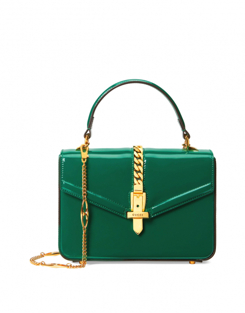 sylvie 1969 patent leather mini top handle bag