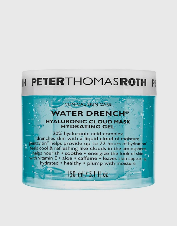 Peter Thomas Roth Water Drench Hyaluronic Cloud Mask Hydrating Gel 150ml