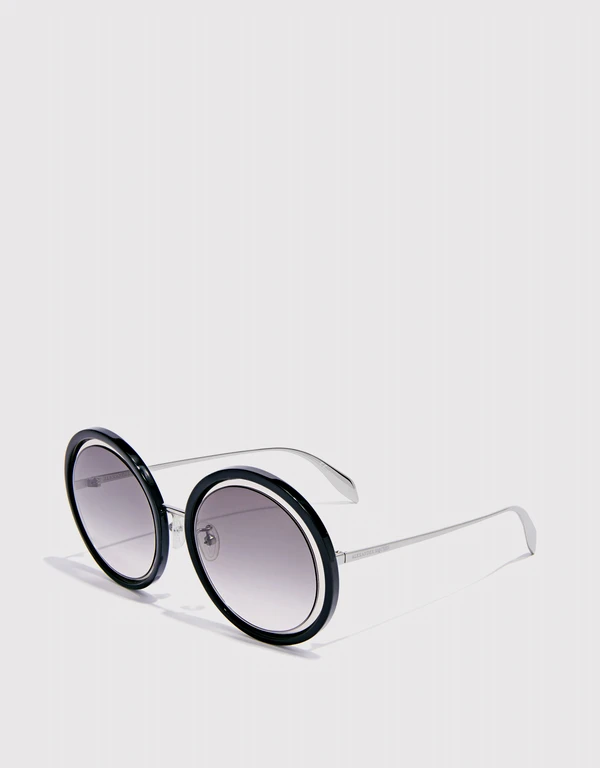 Alexander McQueen Round Sunglasses