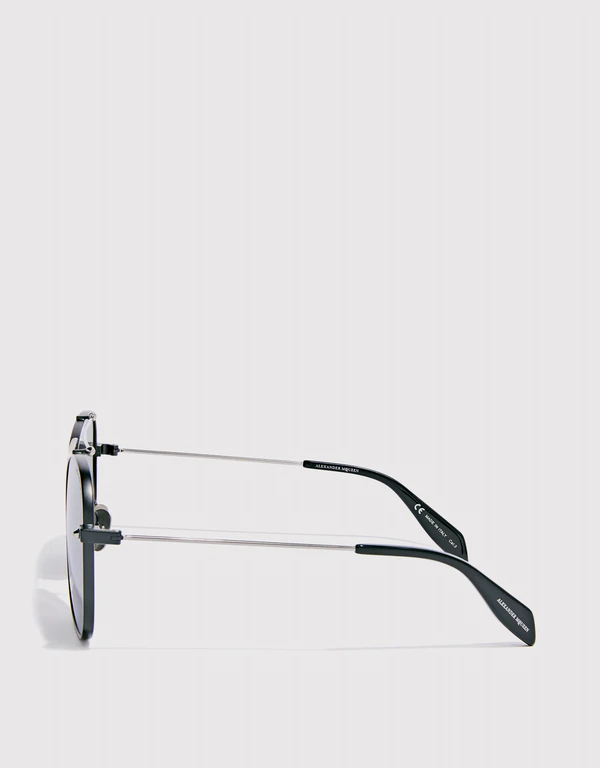 Alexander McQueen Aviator Sunglasses
