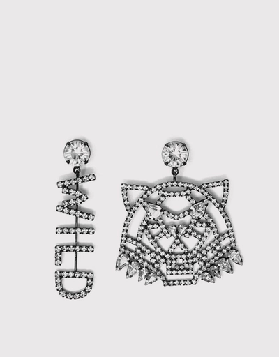 “WILD TIGER” Crystal Earrings