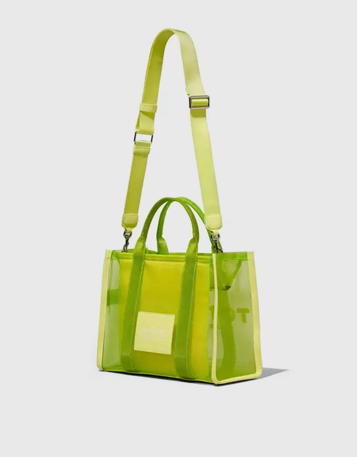 Marc Jacobs The Mesh Tote Bag Medium Bright Green in Nylon