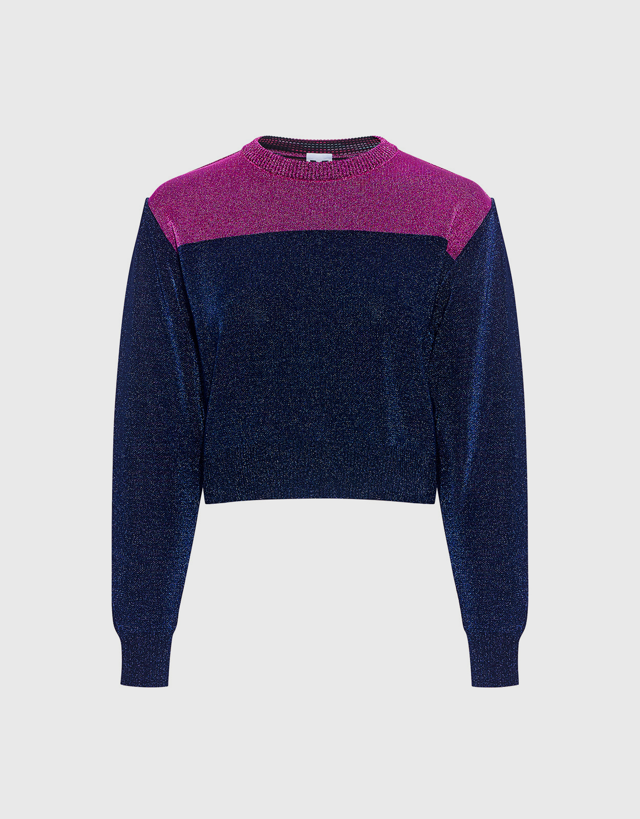 M Missoni Metallic Colorblock Cropped 