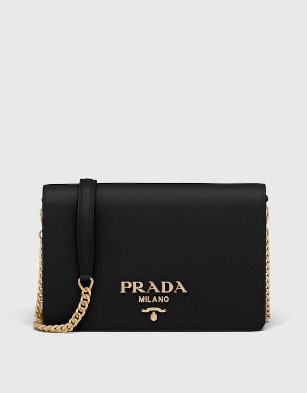 Prada Saffiano Mini  Leather Crossbody Bag