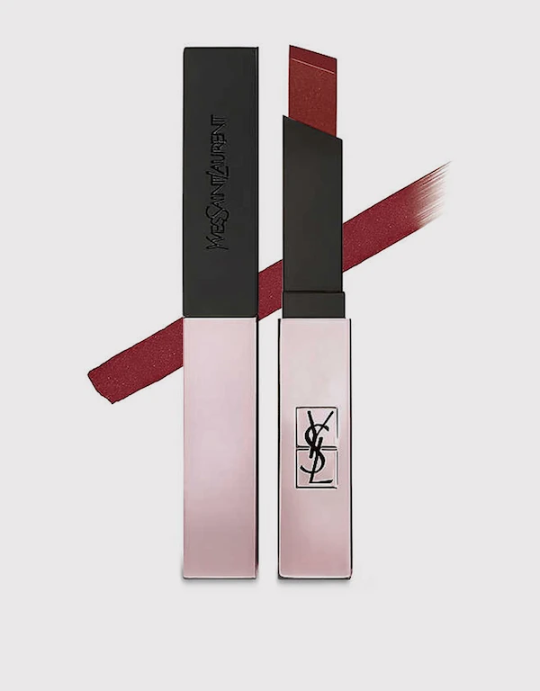 Yves Saint Laurent Rouge Pur Couture The Slim Glow Matte Lipstick-204 Private Carmine