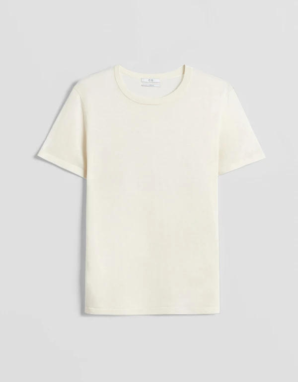 Co Cashmere Knit T-Shirt