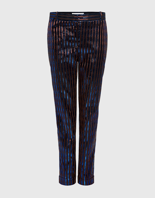 Carven Metallic Striped 九分丈パンツ Pants (パンツ) IFCHIC.COM