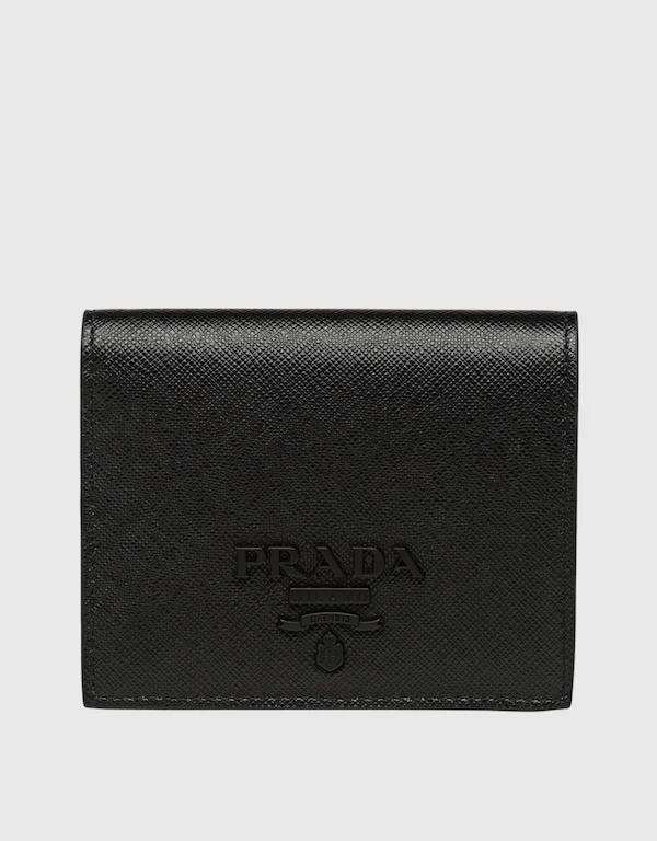 Prada Saffiano Small Leather Bi-fold Wallet