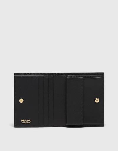  Saffiano Small Leather Wallet