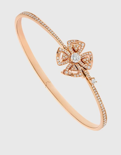 Fiorever 18K Rose Gold Diamonds Bracelet