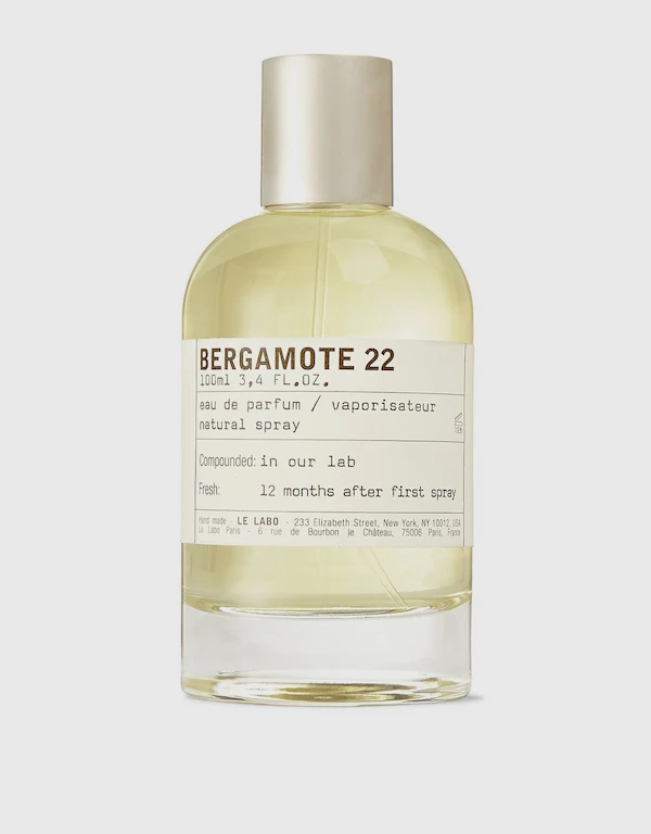 Bergamote 22 Unisex Eau de Parfum 100ml