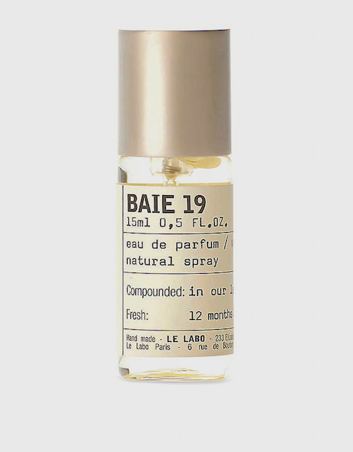 Le Labo Baie 19 ニュートラルフレグランス Eau de Parfum 15ml