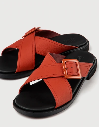 Edy Calfskin Sandal Slides