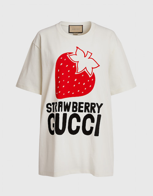 Gucci Strawberry Gucci Cotton T-shirt 