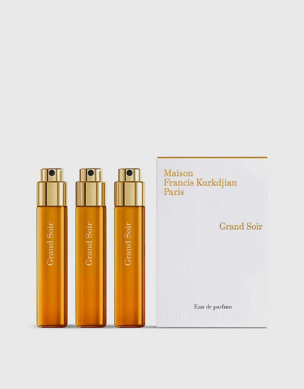 Maison Francis Kurkdjian Grand Soir Unisex Eau De Parfum Travel Spray 0.37mlx3