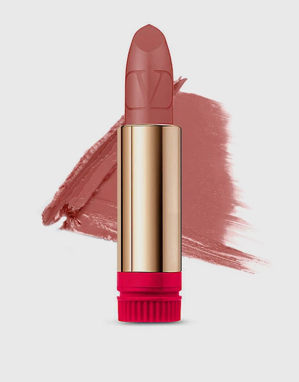 Rosso Valentino Matte Refillable Lipstick-123r Falling For Nude