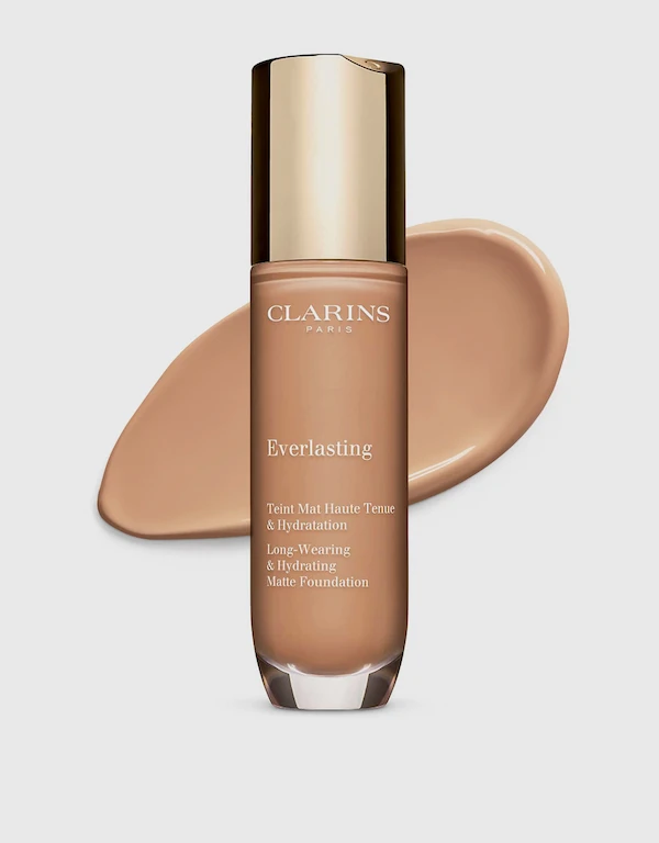 Clarins Everlasting Long Wearing Hydrating Matte Foundation-112C Amber 